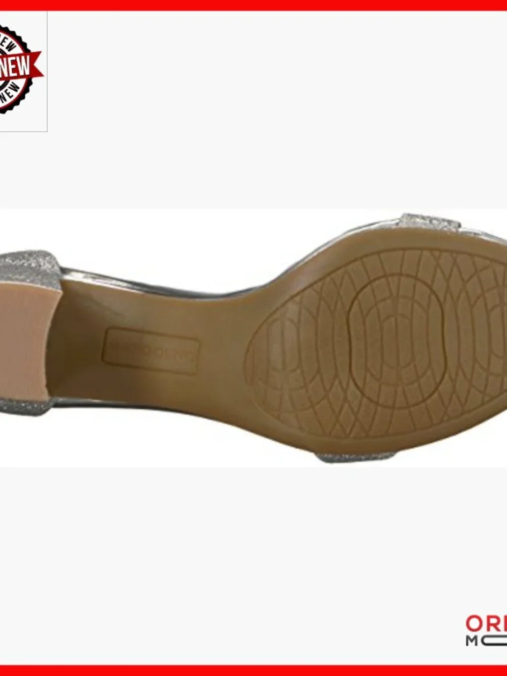 Heeled Sandals with Ankle Strap, Padded Footbed, Flexible Sole